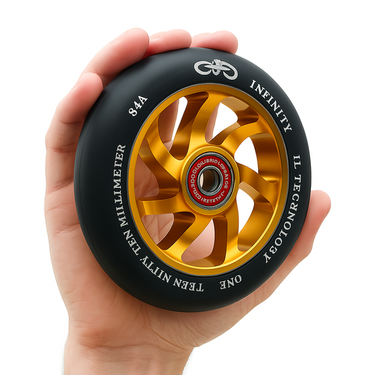 Llantas de 110mm con Rin de Aluminio – Alta Precisión para Sillas de Ruedas Activas