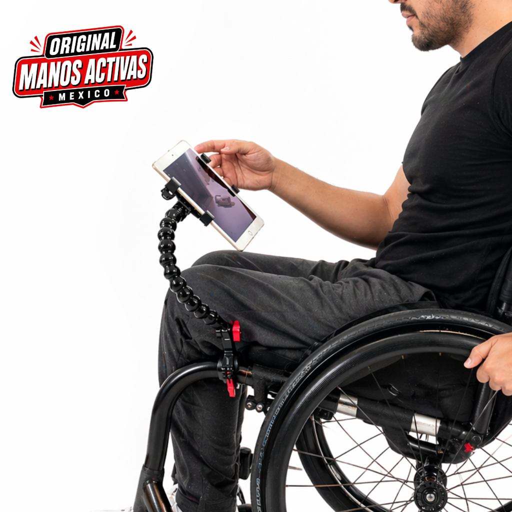 Soporte de tablets Flexible para Silla de Ruedas