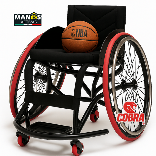 🏀 Silla de Ruedas Deportiva para Básquetbol Adaptado – Modelo Cobra