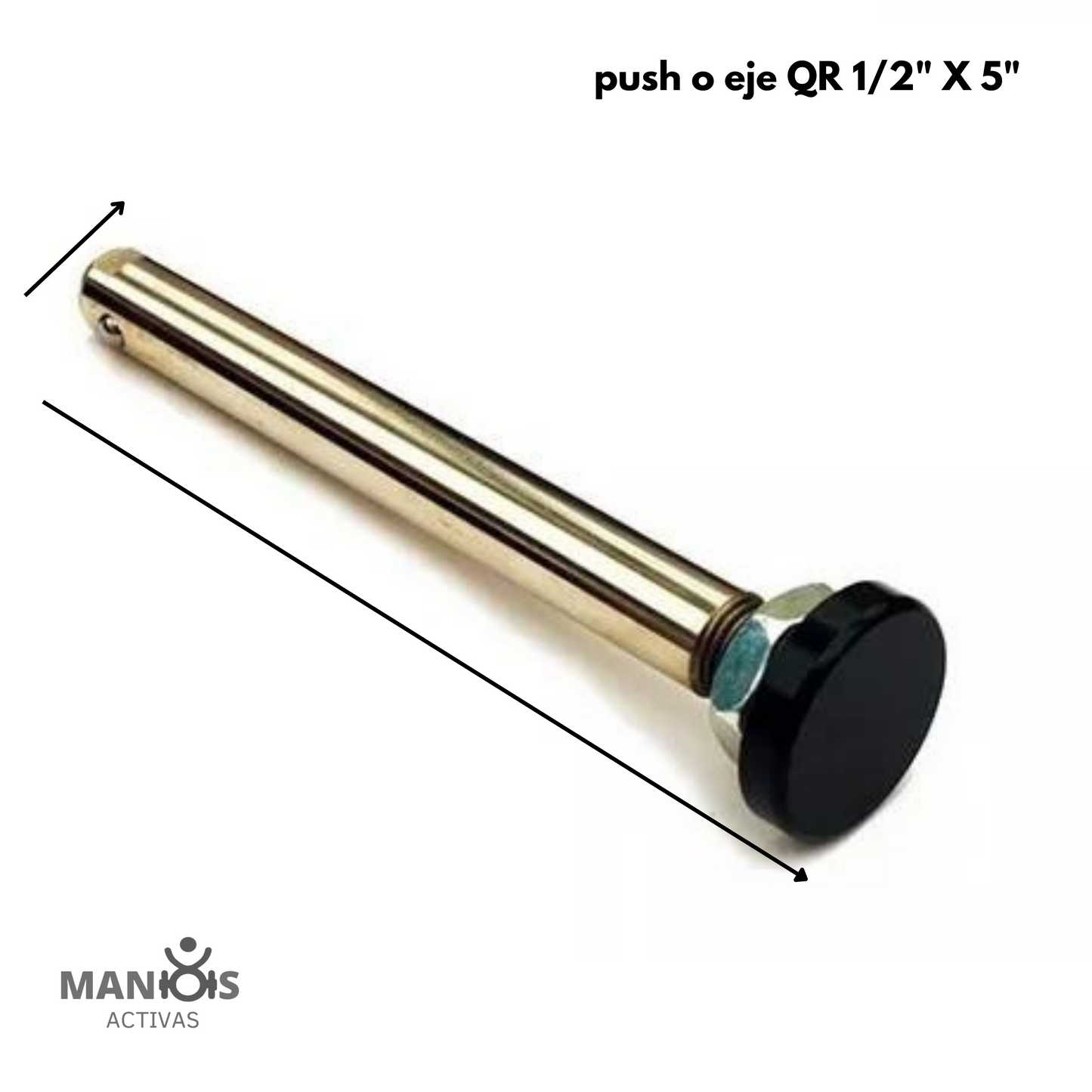 PUSH, QR 1/2" X 95mm (de balin a cuerda) push 2pz