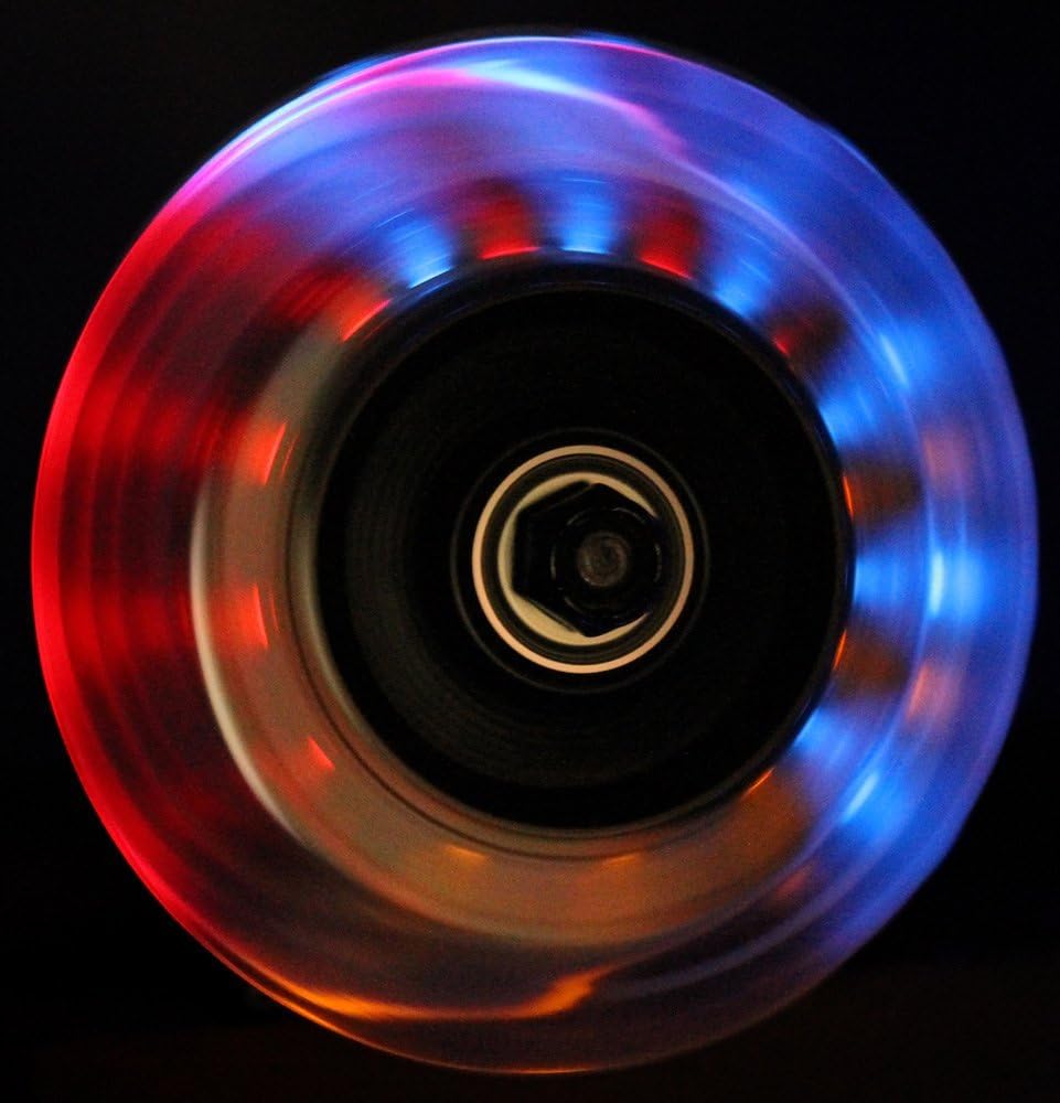 Llantas con Luces LED para Silla de Ruedas – 3.5”