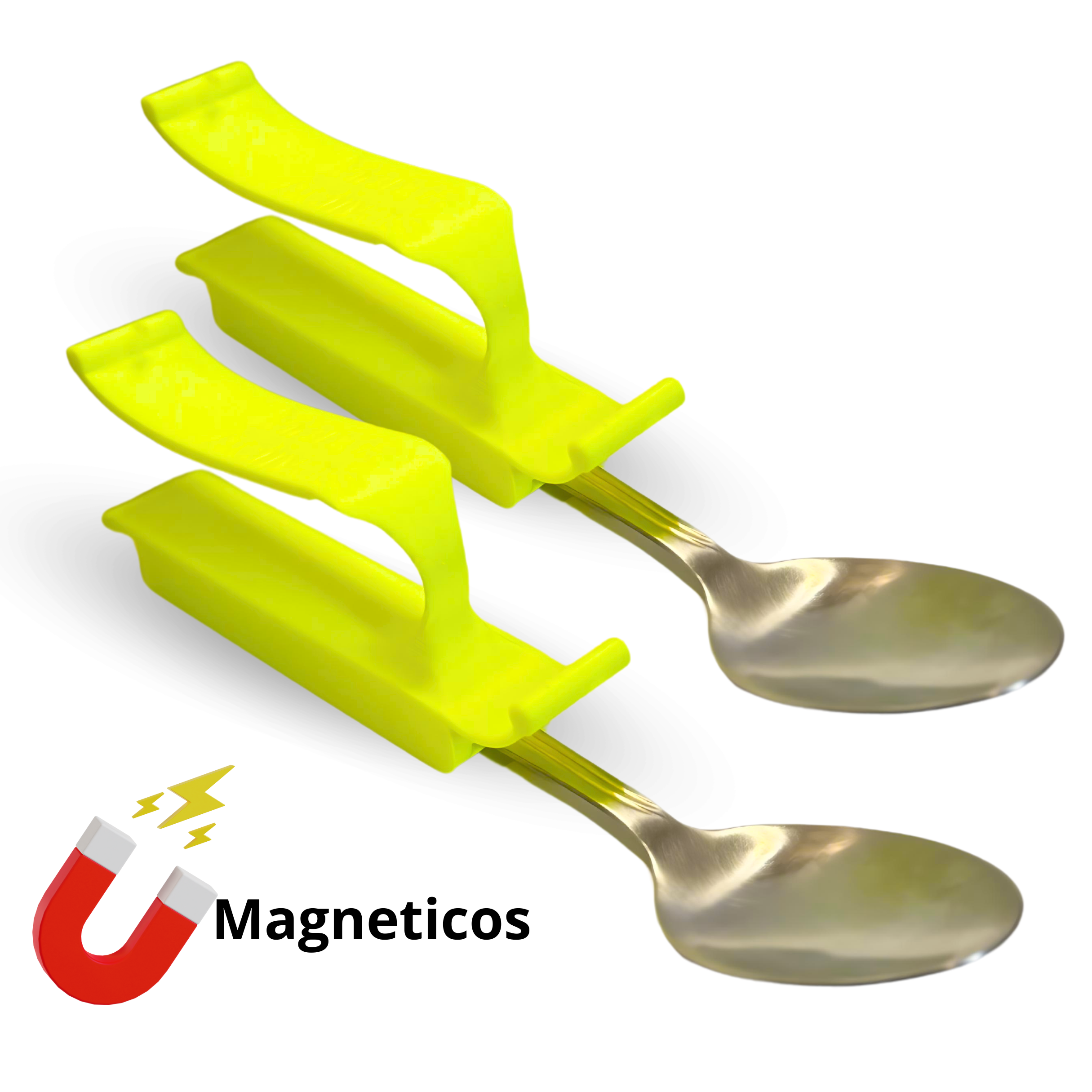 Sujetadores Magnéticos para cuchara y tenedor (2x1)