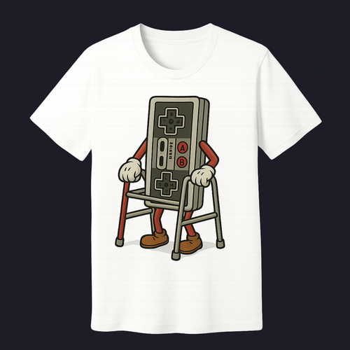Camiseta “Control Retro Jubilado”🎮