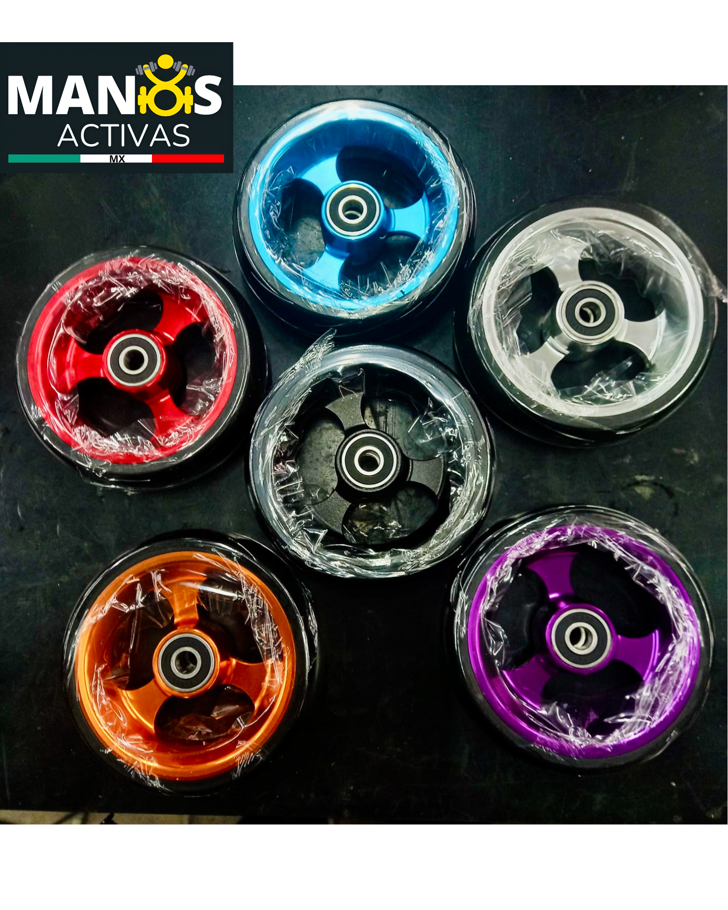 Llantas Caster con Interior de Aluminio - 4”