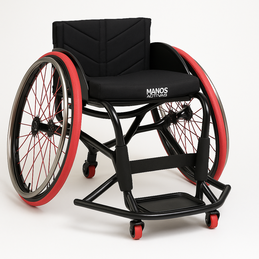 🏀 Silla de Ruedas Deportiva para Básquetbol Adaptado – Modelo Cobra