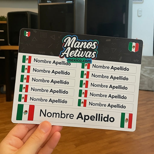 Stickers Personalizados en Planilla | Con Logotipo y Nombre
