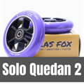 Llantas 100mm Morada con Rin de Aluminio – Rendimiento y Estilo Único