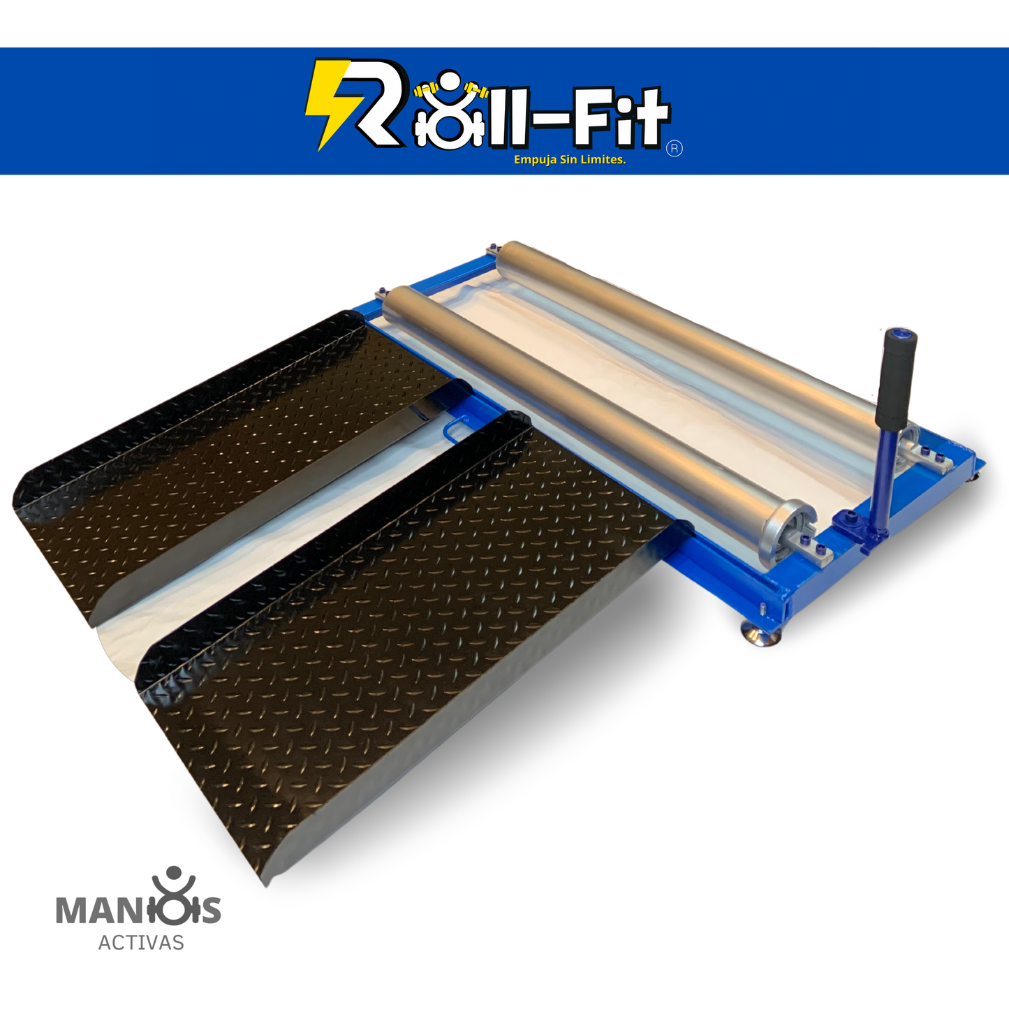 Ejercitadador Roll-fit para sillas de ruedas