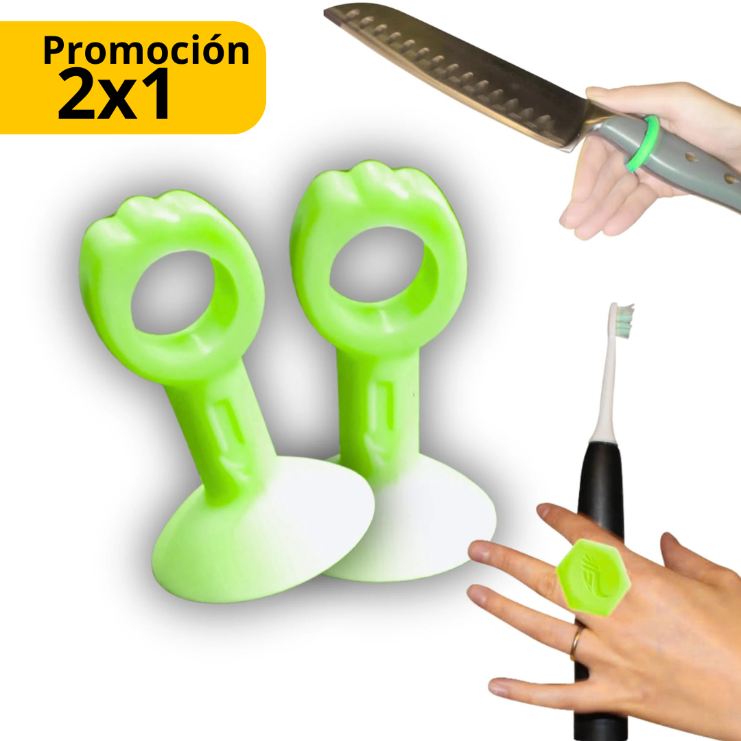 Kit de Gomas para Sujeción de Mangos | 2 Piezas | Ideal para Personas con Debilidad en Manos
