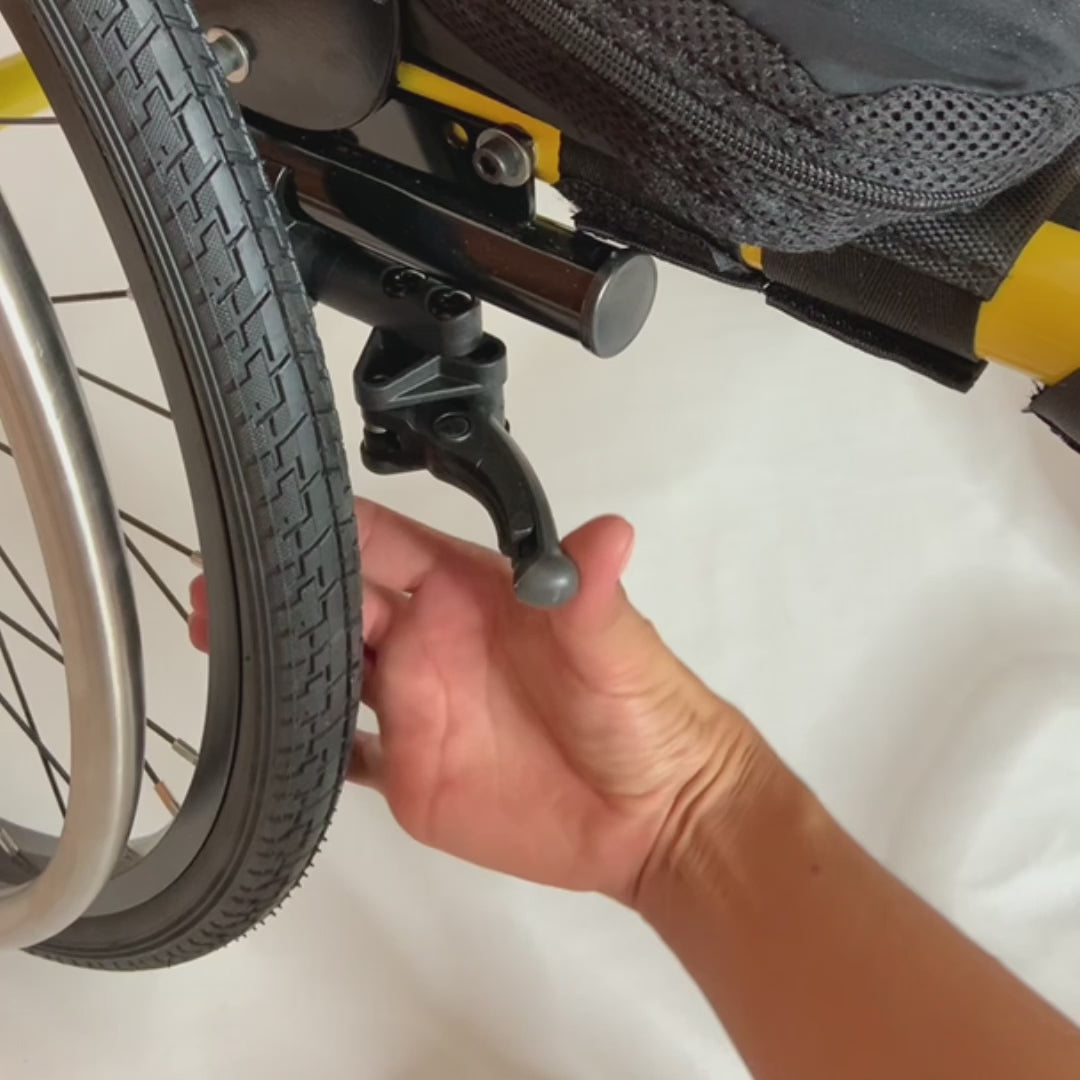 Frenos Ocultos quick lock para silla de ruedas con clamps de 1” 2pz