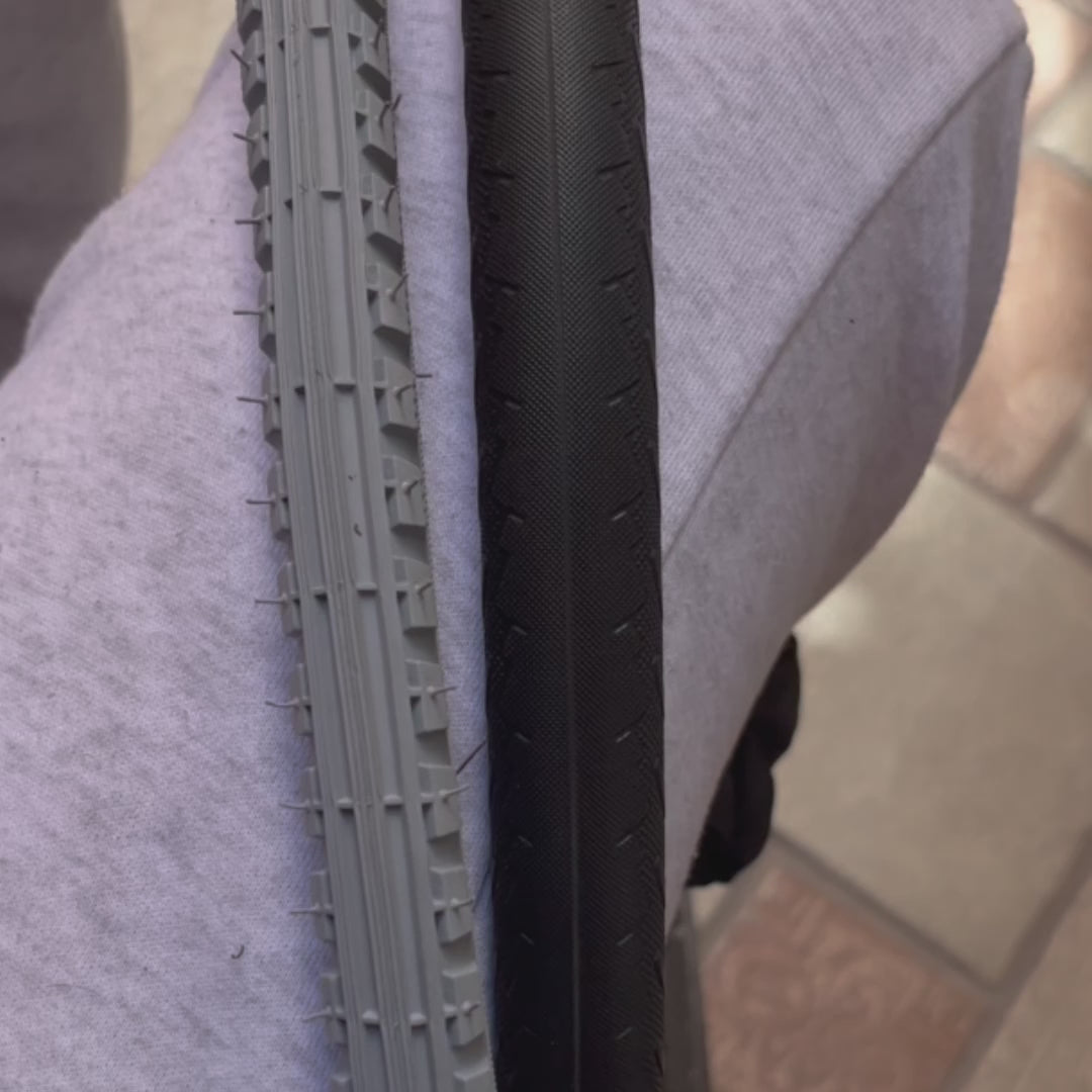 Llantas traseras anti ponchaduras marca primo 24×1   (2 piezas)