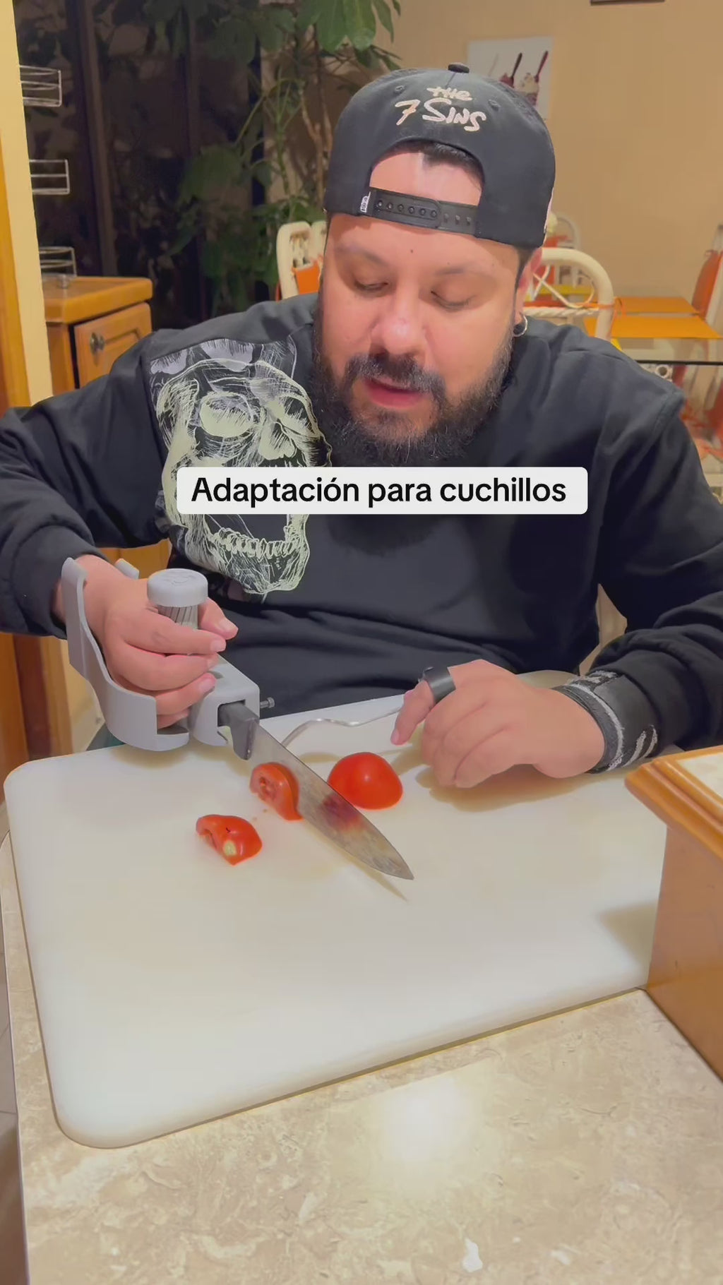 Soporte de Adaptación Ergonómico para Cuchillos