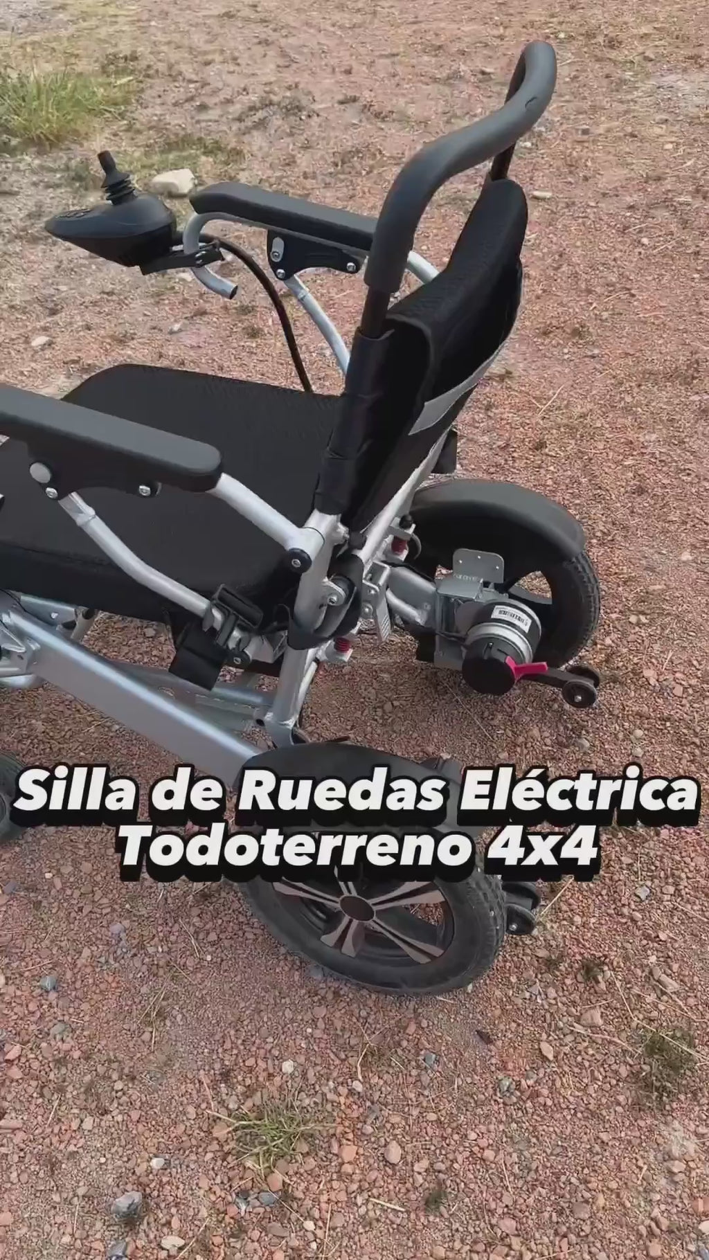 silla de ruedas eléctrica y plegable Mod: Lisacare